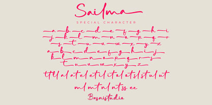 Sailma Font Poster 12