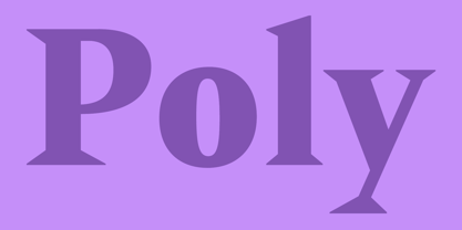 Poly Font Poster 1