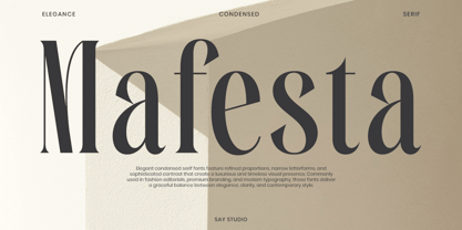 Mafesta Font Poster 1