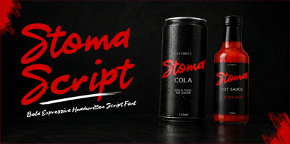 Stoma Script Font Poster 1