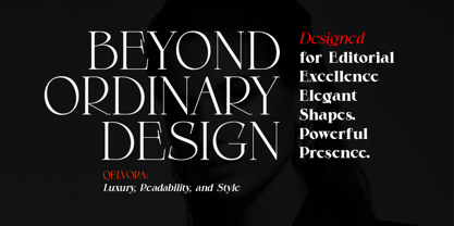 Qelvora Font Poster 3