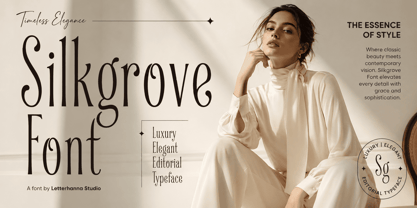 Silkgrove Font Poster 8