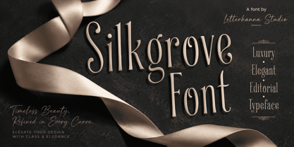Silkgrove Font Poster 1