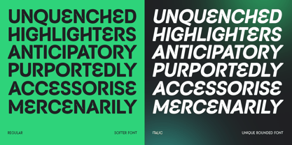 Softer Font Poster 8