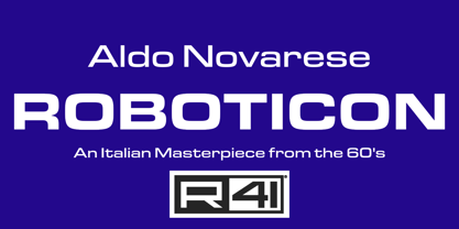 R41 Roboticon Font Poster 1