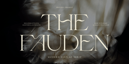 Fauden Font Poster 1