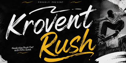 Krovent Rush Font Poster 1