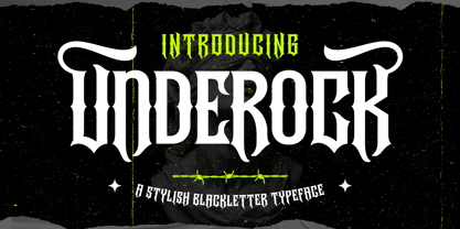Underock Font Poster 1