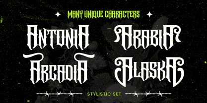 Underock Font Poster 8
