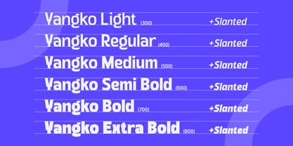 Yangko Font Poster 2