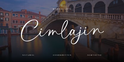 Cimlajin Font Poster 1