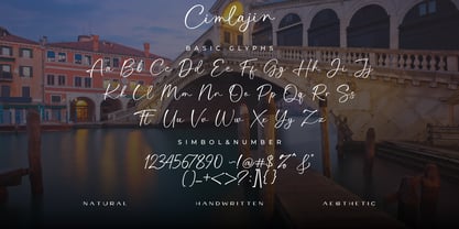 Cimlajin Font Poster 10
