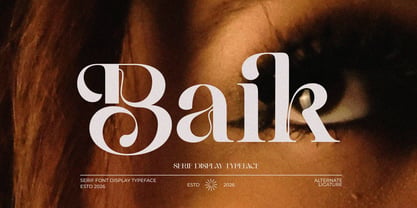 Baik Font Poster 1