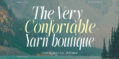 The Simple Editorial Font Poster 2