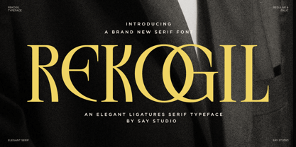 Rekogil Font Poster 1