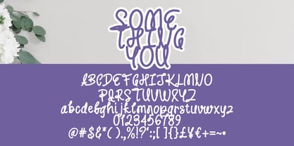 Something You Font Poster 5