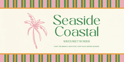 Sunday Eksotic Font Poster 3