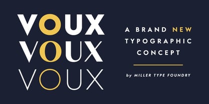 Voux Font Poster 1