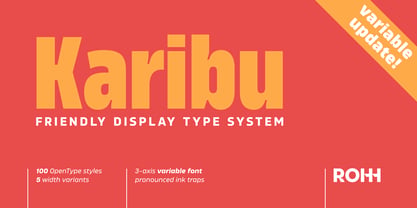 Karibu Font Poster 1