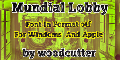 Mundial Lobby Font Poster 6