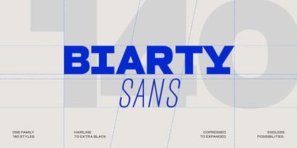 Biarty Sans Font Poster 1