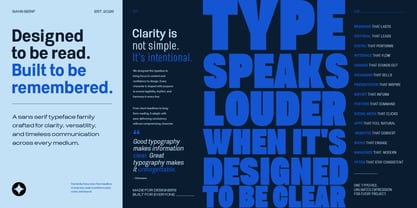 Biarty Sans Font Poster 4