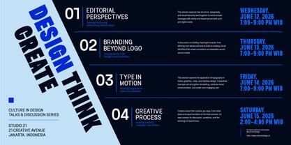 Biarty Sans Font Poster 8