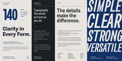 Biarty Sans Font Poster 5