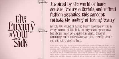 Dh Atilras Font Poster 3