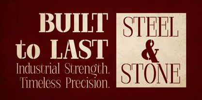 Marksteel Font Poster 3