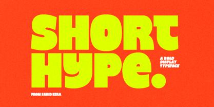 Short Hype Font Poster 1