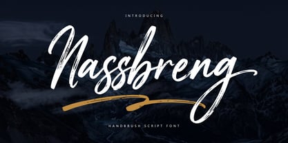 Nassbreng Font Poster 1
