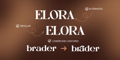 Bagku Fashion Font Poster 5