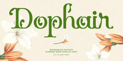 Dophair Font Poster 1