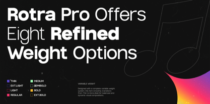 GC Rota Pro Font Poster 4