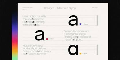 GC Rota Pro Font Poster 8