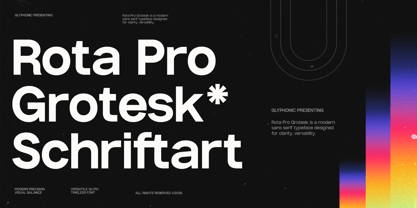 GC Rota Pro Font Poster 1