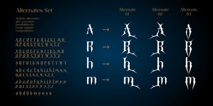 Anthick Font Poster 5