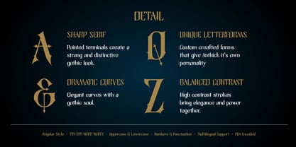 Anthick Font Poster 6