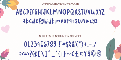 Pebbly Happy Font Poster 8