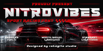 Nitrovibes Font Poster 1