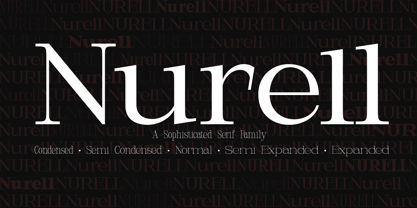Nurell Font Poster 1