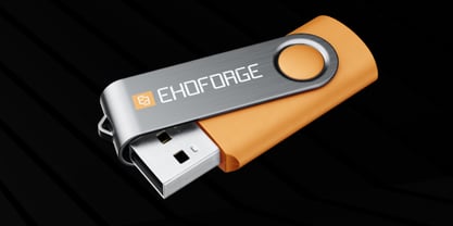 Exoforge Font Poster 6