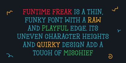 Funtime Freak Font Poster 2
