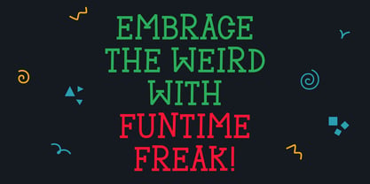 Funtime Freak Font Poster 3
