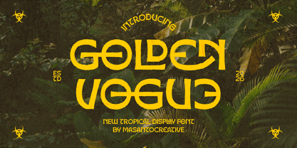 Golden Vogue Font Poster 1