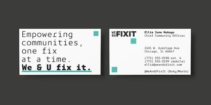 Mainboard Font Poster 7