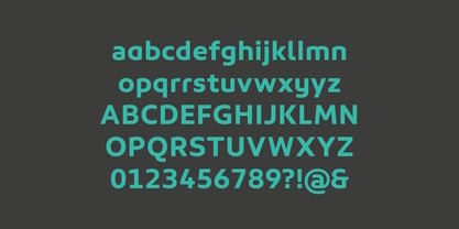 Mainboard Font Poster 11