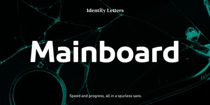 Mainboard Font Poster 1