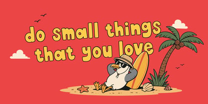 Normal Sunday Font Poster 2